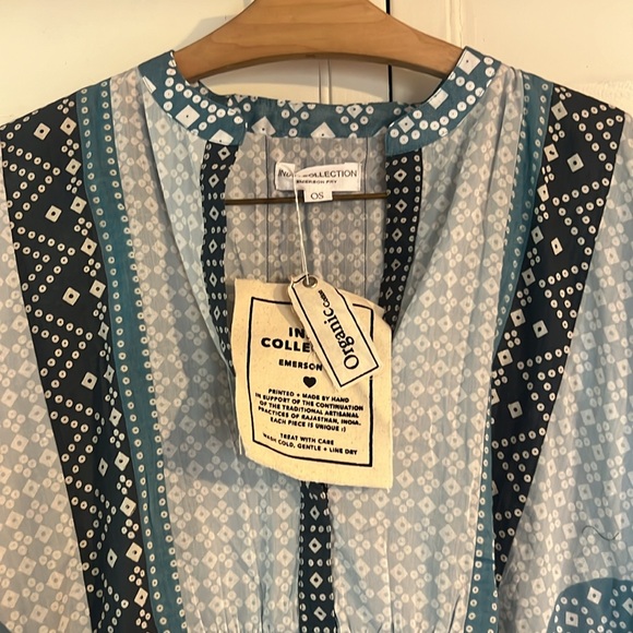 INDIA COLLECTION BY EMERSON FRY
Cerulean Emerson Short Caftan NET O/S - Picture 6 of 8